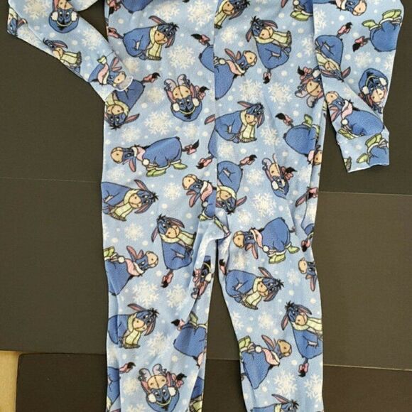 Disney Eyeore 1 Pc Footed Pajamas - Picture 8 of 12